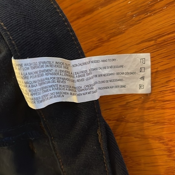 Love Jeans Suzanne Straight Leg – Tall Ink Blue Stretchy Mid Rise Women’s Sz 10 - Picture 5 of 10